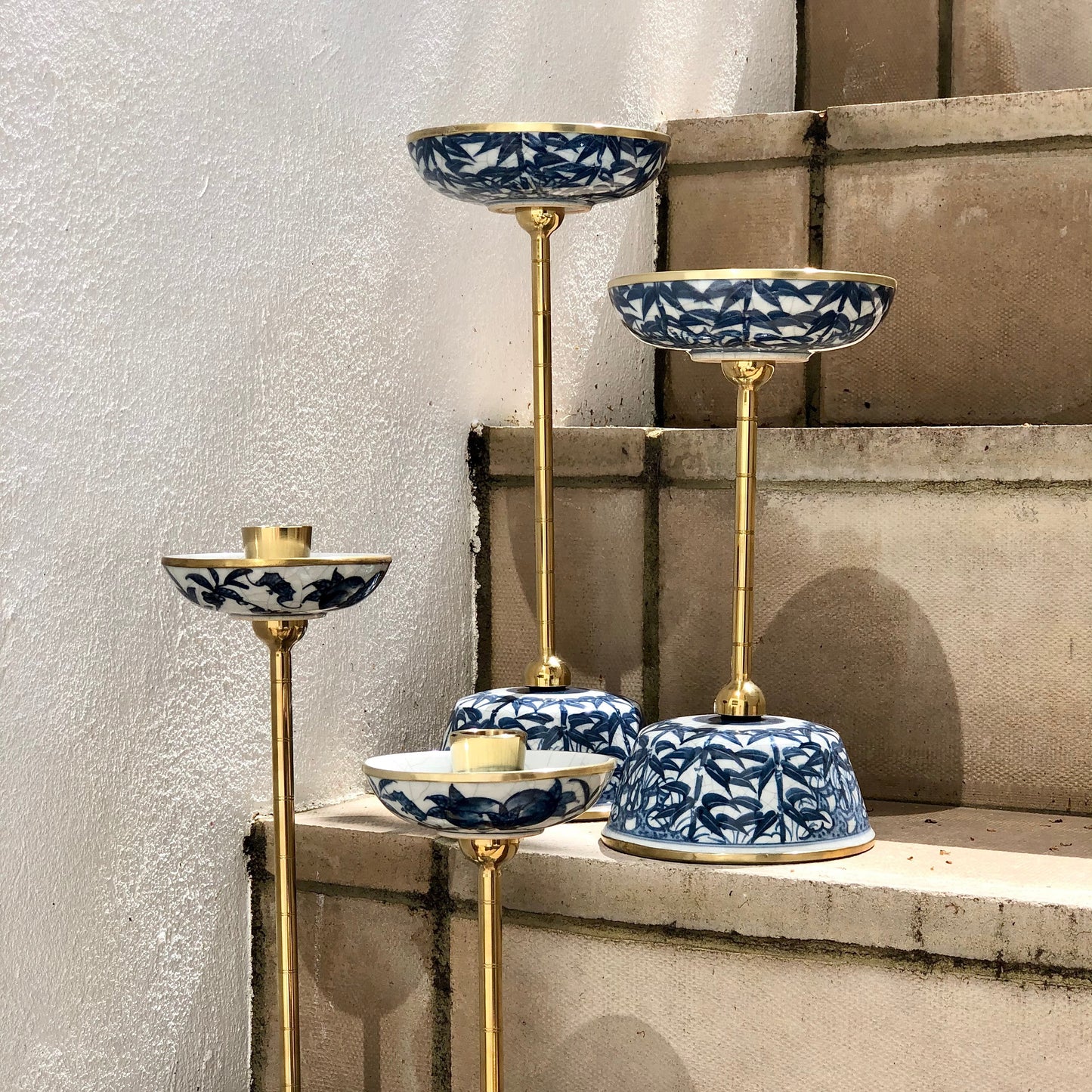 Pillar Candle Stand Set