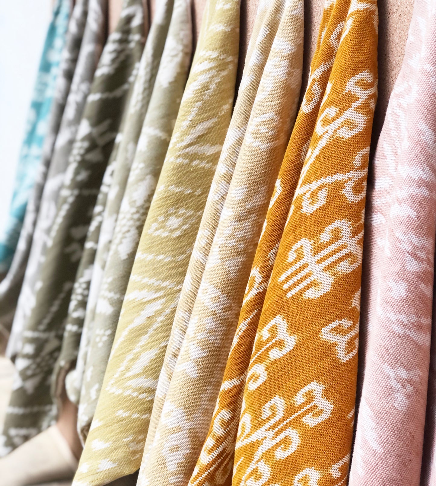 Ikat Cushion Cover - Yellow