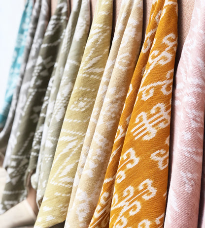 Ikat Cushion Cover - Yellow