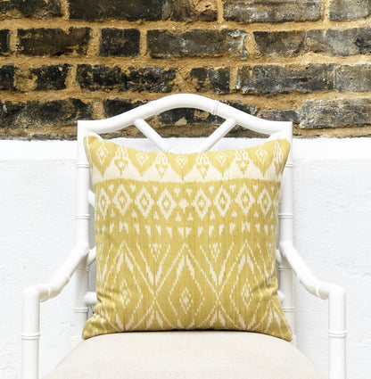 Ikat Cushion Cover - Rote Mustard