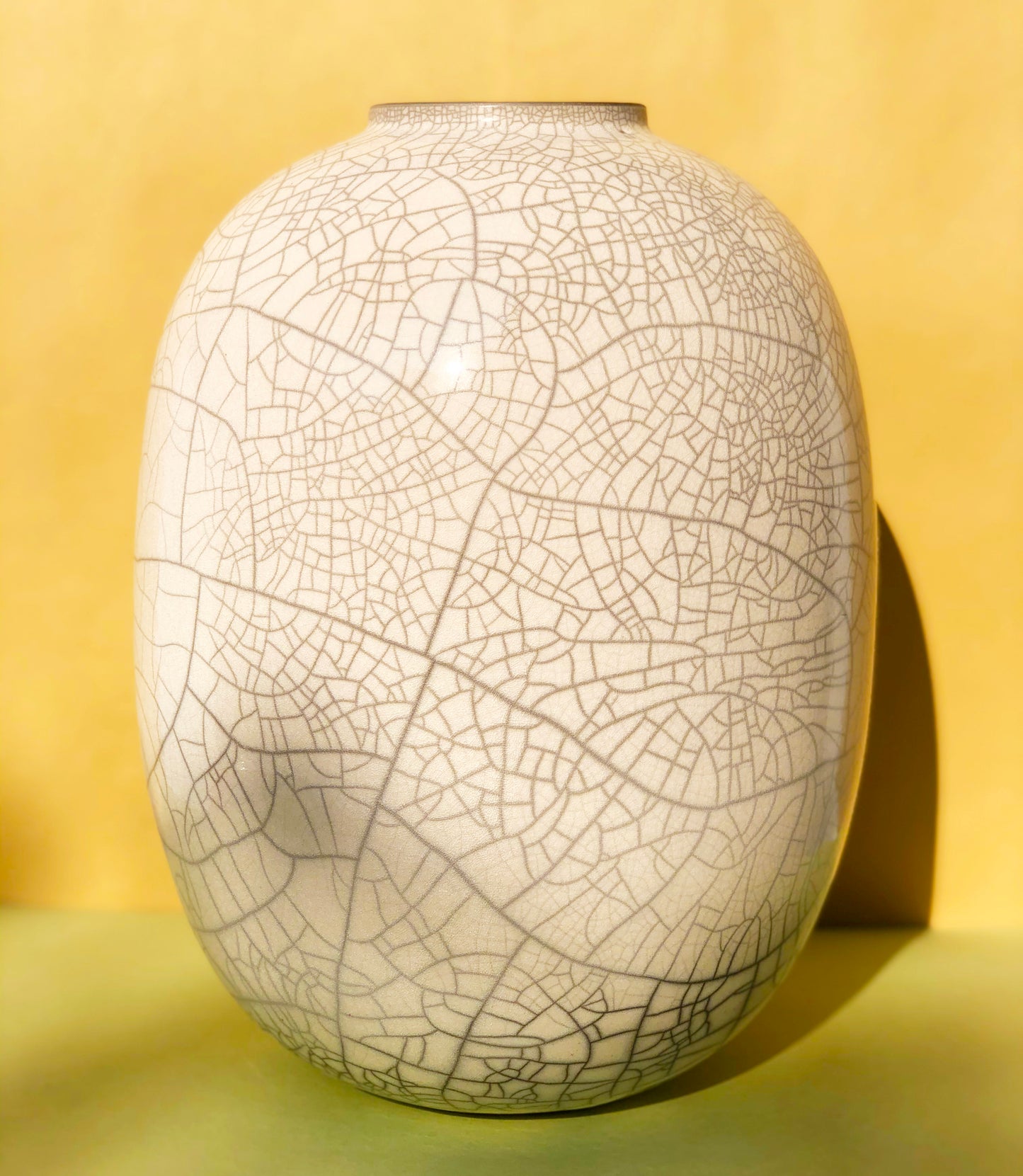 Long Raku Vase
