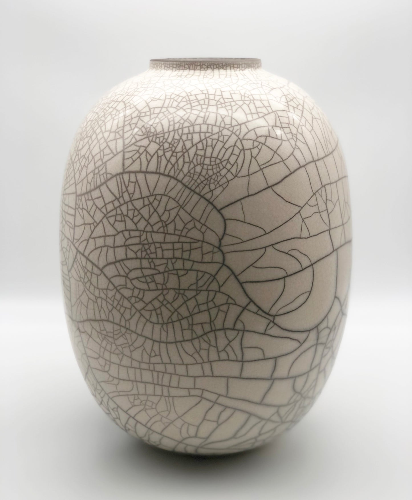 Long Raku Vase